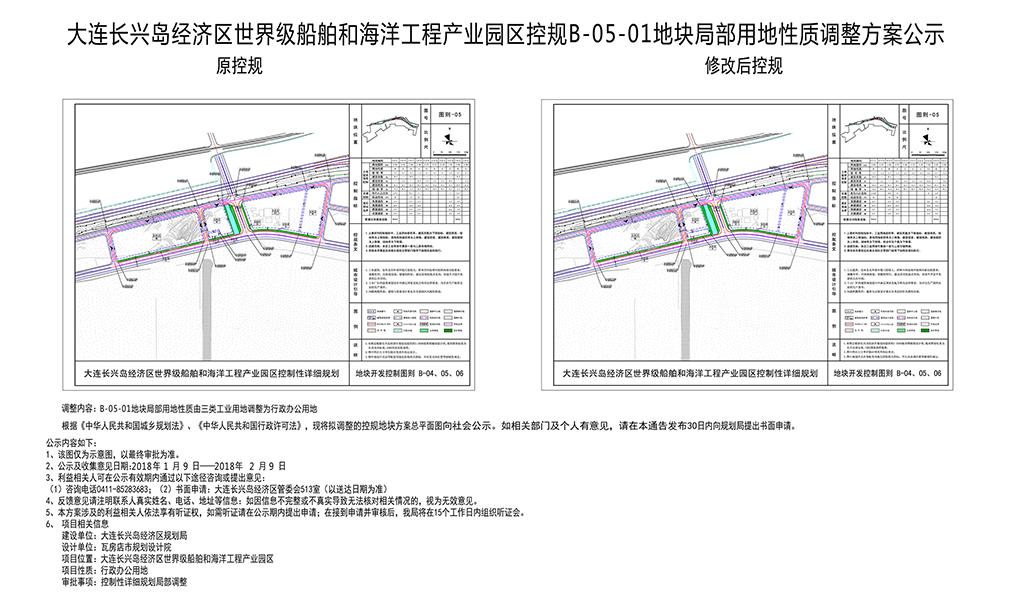 《大连长兴岛经济区世界级船舶和海洋工程产业园区》控详规b-05-01图片